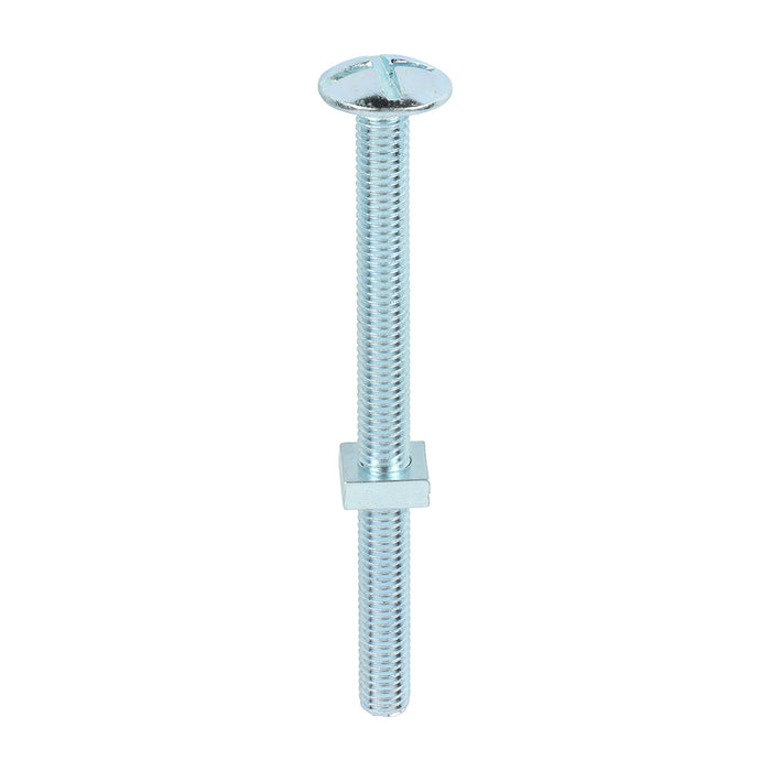 Roofing Bolts & Square Nuts Silver - M8