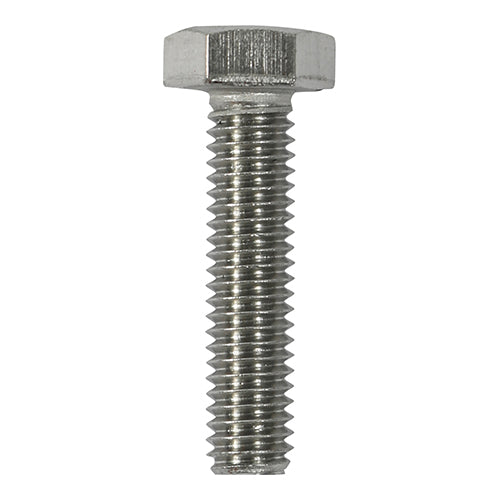 Set Screws DIN933 A2 Stainless Steel - M8