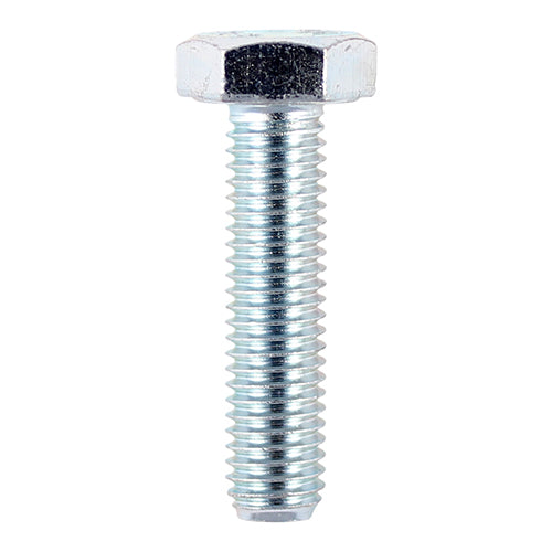Set Screws DIN933 Grade 8.8 Silver - M12