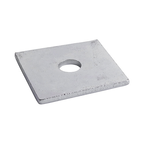 Square Plate Washers Hot Dipped Galvanised
