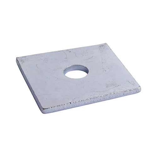 Square Plate Washers Bright Zinc Plated