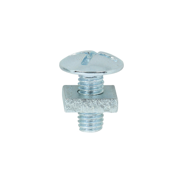 Roofing Bolts & Square Nuts Silver - M5
