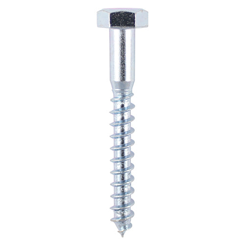 Coach Screws Hex Head Silver BZP - M8