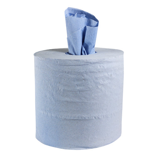 blue centre feed roll