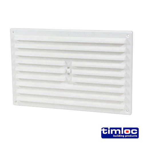 plastic hit miss 9x6 white loc1209w