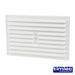 plastic hit miss 9x6 white loc1209w