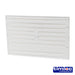 plastic hit miss 9x6 white loc1209w