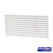 plastic louvre 6x3 white loc1218w