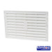 plastic louvre 9x6 white loc1211w