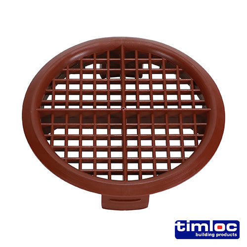 push in soffit vent brown loc99142