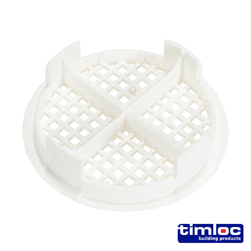 push in soffit vent white loc99140