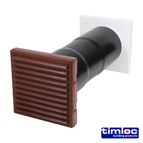through wall baffle brown locacv7br