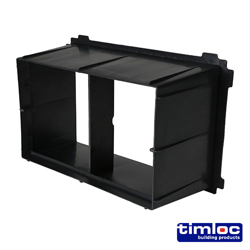 through wall telescopic extension double airbrick loc1236