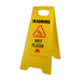 wet floor sign